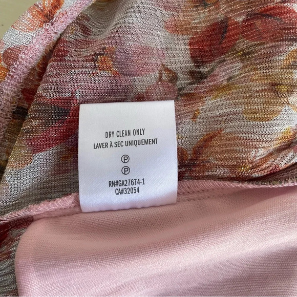 New! Eva Franco Anthropologie Brown Metallic Floral Tie Front Top 33330 - Picture 8 of 8